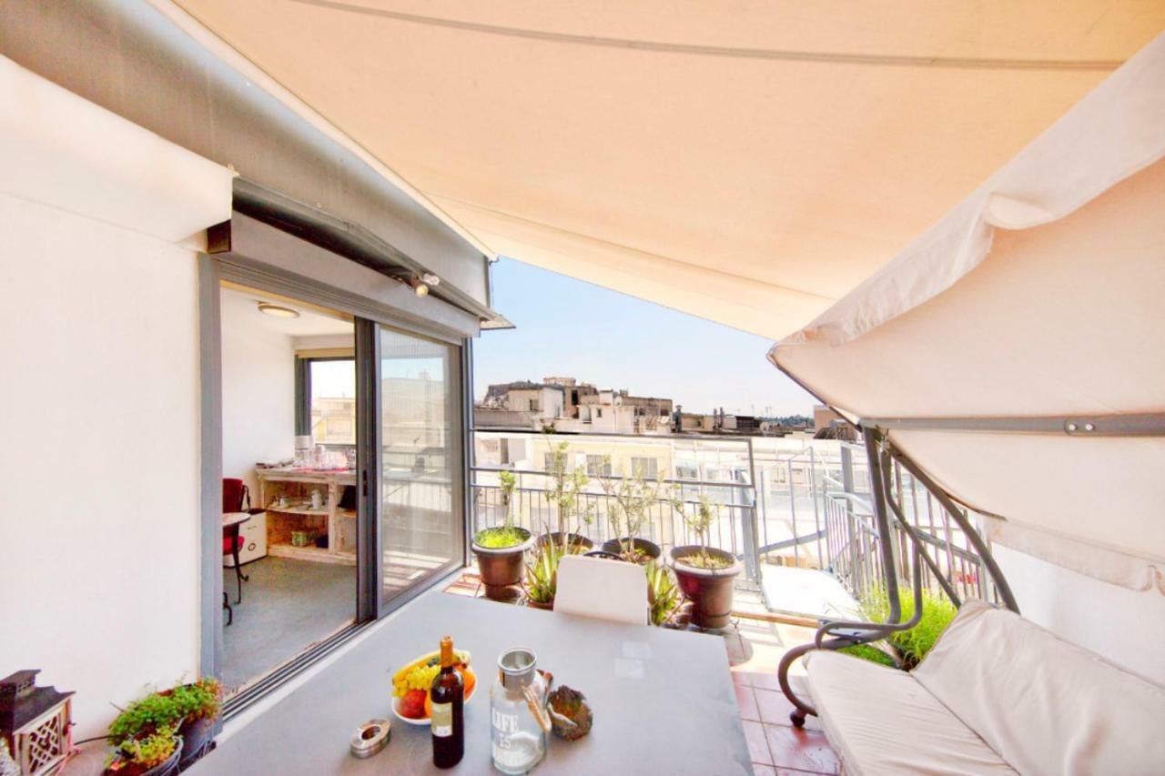 Topfloor Stylish Apartment With Acropolis View! Aten Exteriör bild
